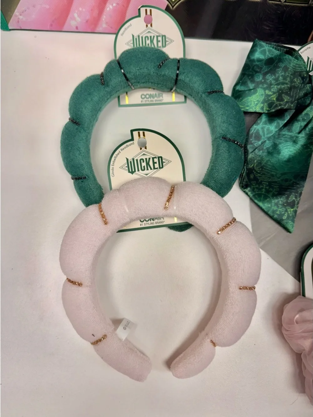 Wicked Themed Hair Accessories and Shopping Bag Set - NWT